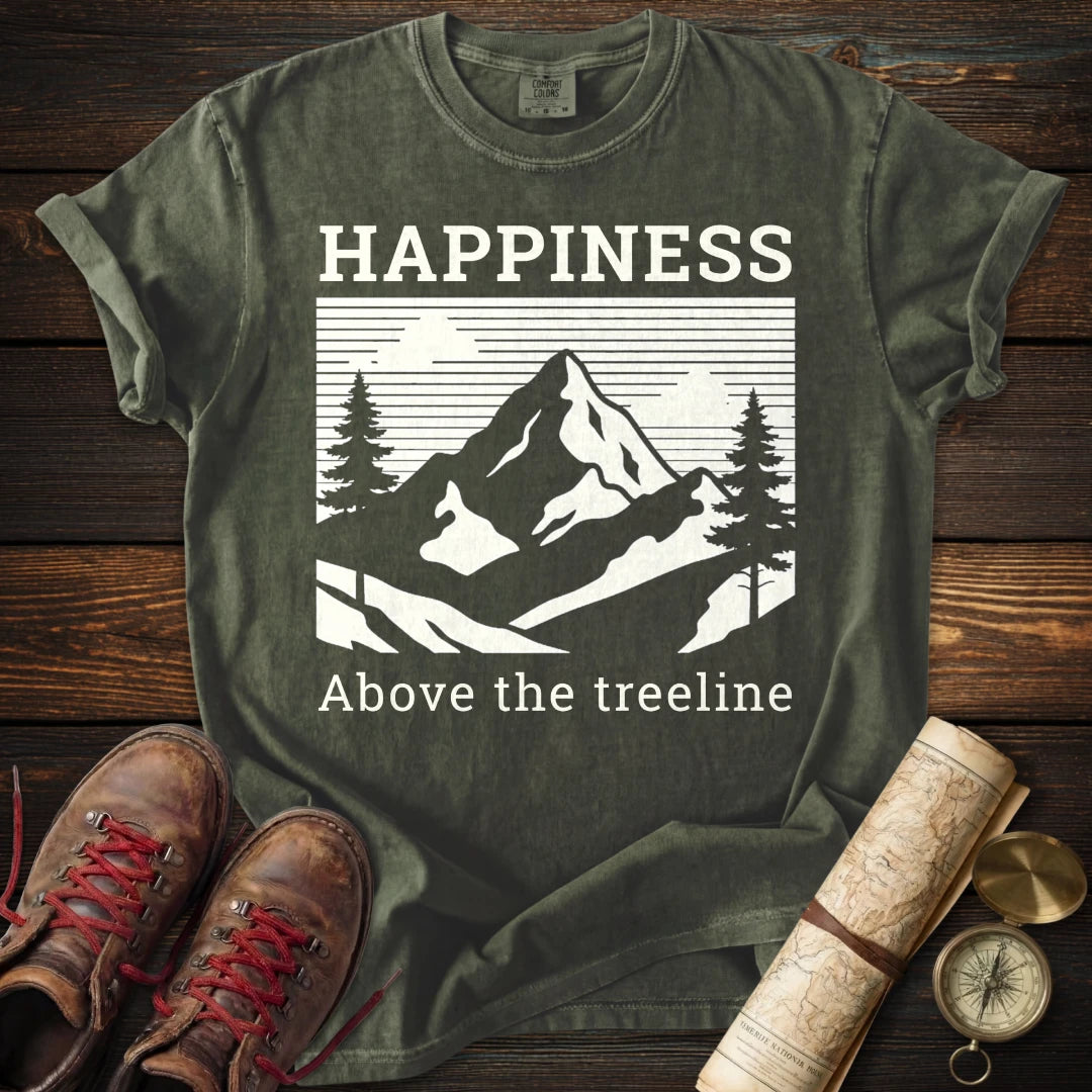 Happiness Above Treeline T-Shirt