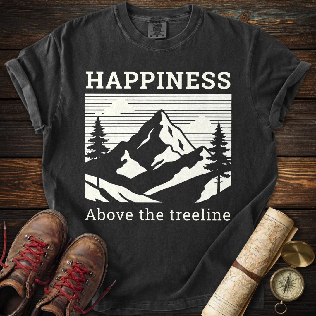 Happiness Above Treeline T-Shirt