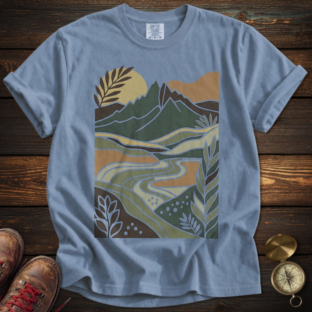 Modern Outdoor Landscape T-Shirt
