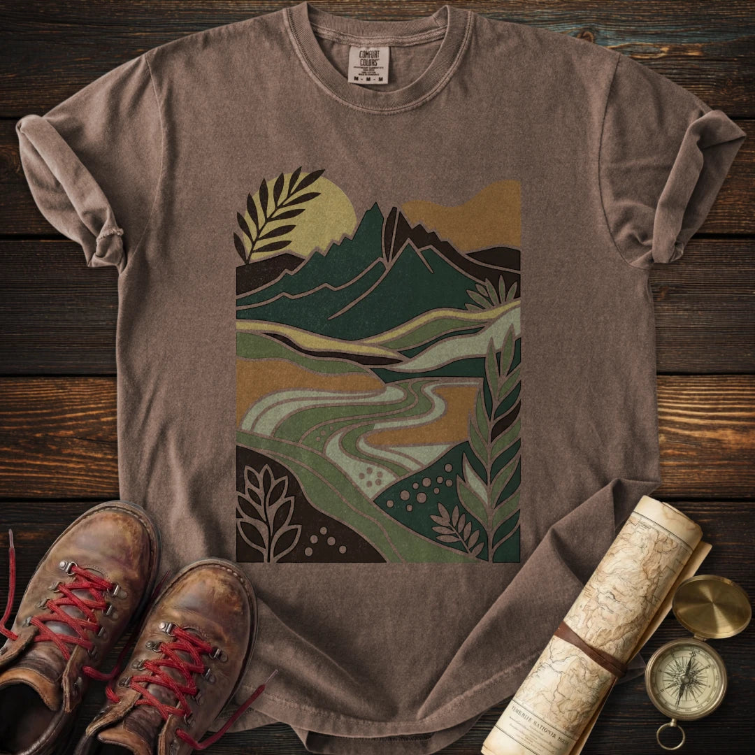 Modern Outdoor Landscape T-Shirt