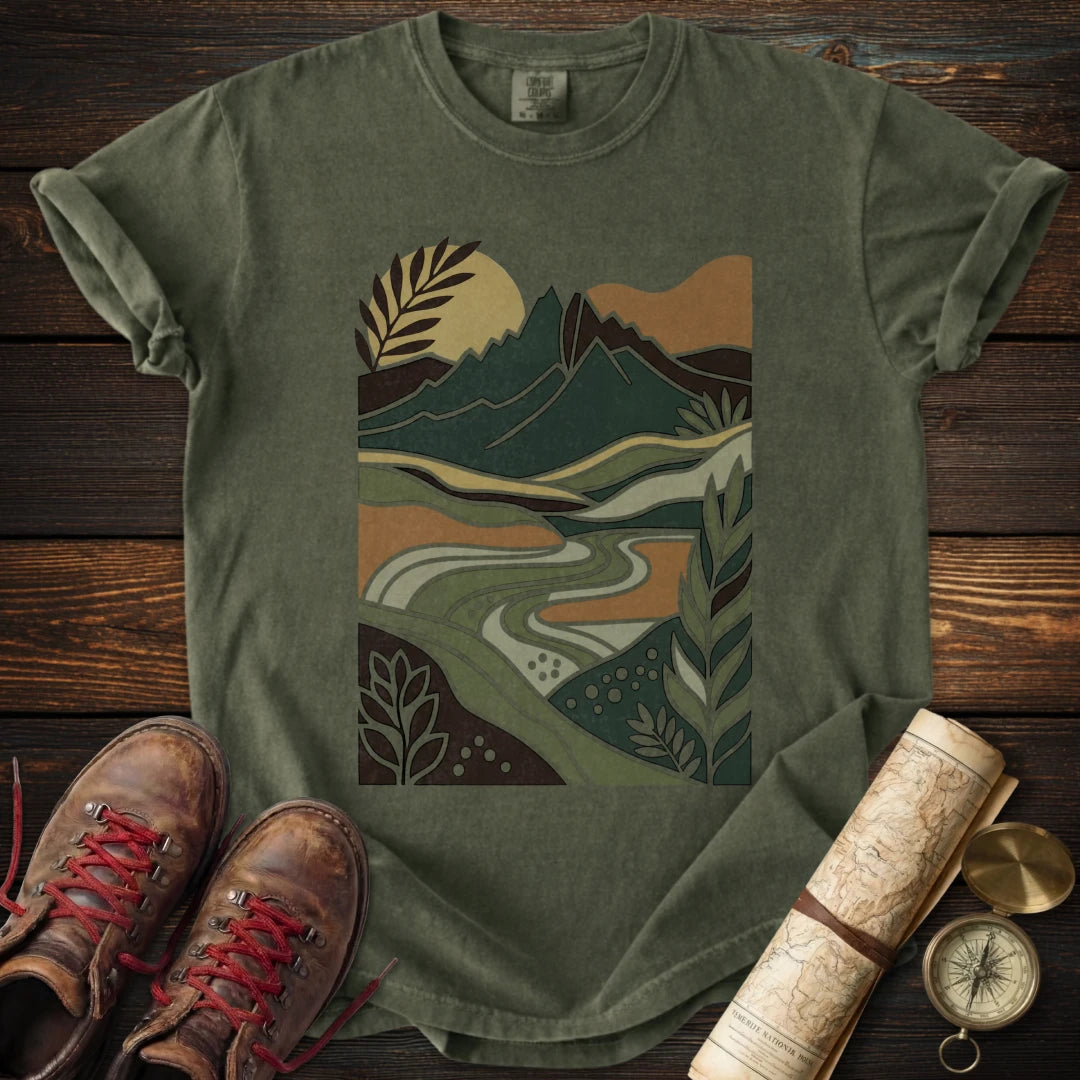 Modern Outdoor Landscape T-Shirt