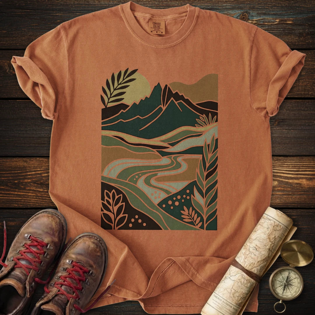 Modern Outdoor Landscape T-Shirt