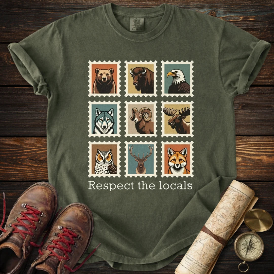 Respect the Locals Stamp T-Shirt