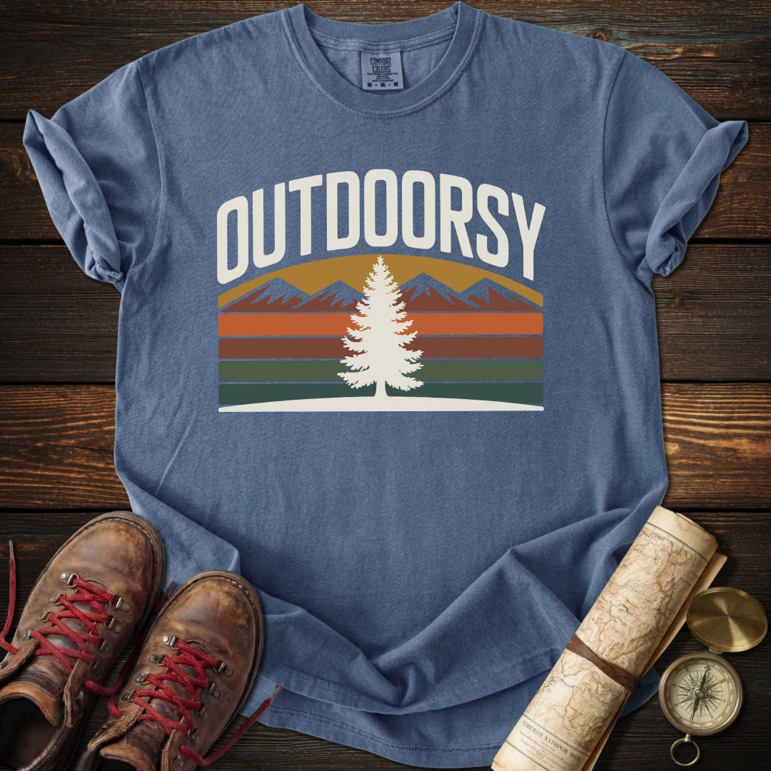 Outdoorsy Vintage Style T-Shirt