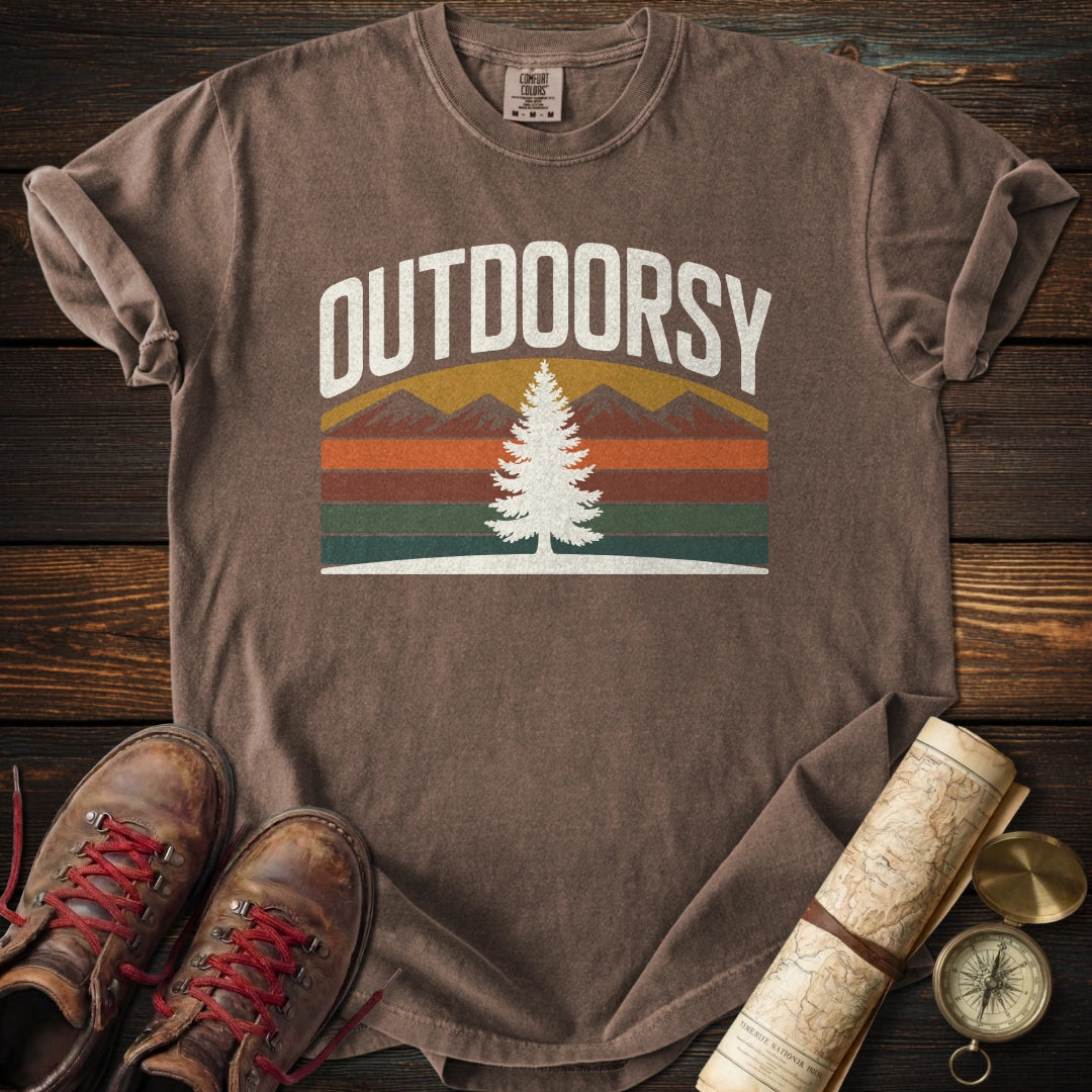 Outdoorsy Vintage Style T-Shirt