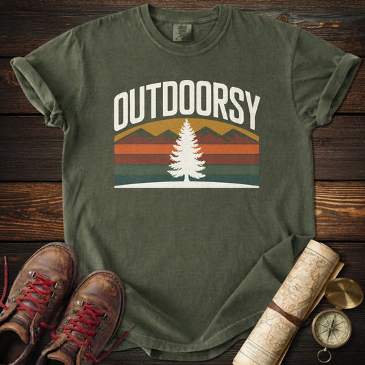 Outdoorsy Vintage Style T-Shirt