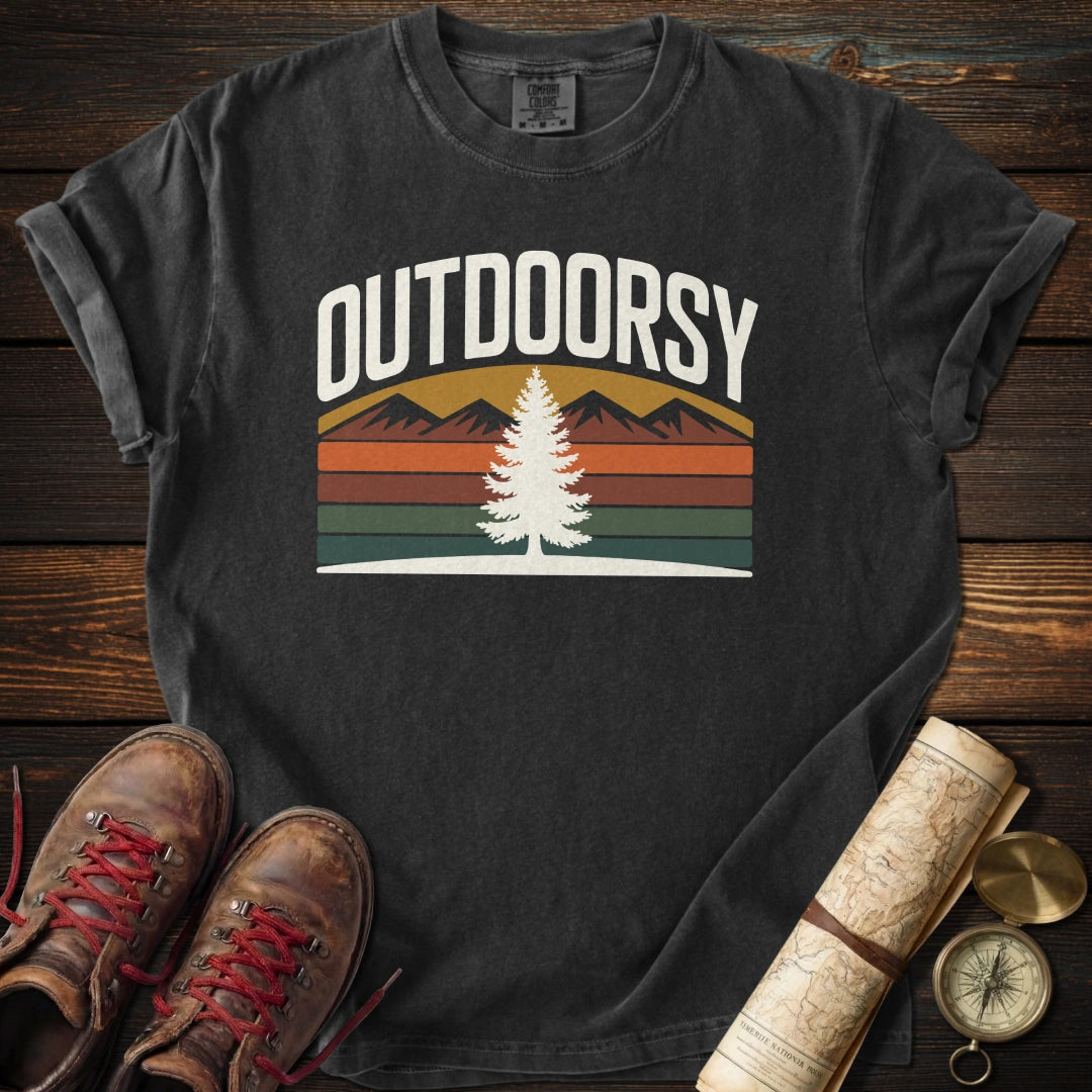 Outdoorsy Vintage Style T-Shirt