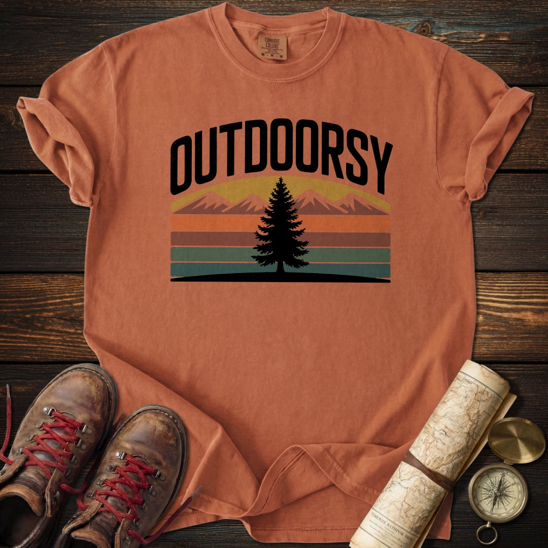 Outdoorsy Vintage Style T-Shirt