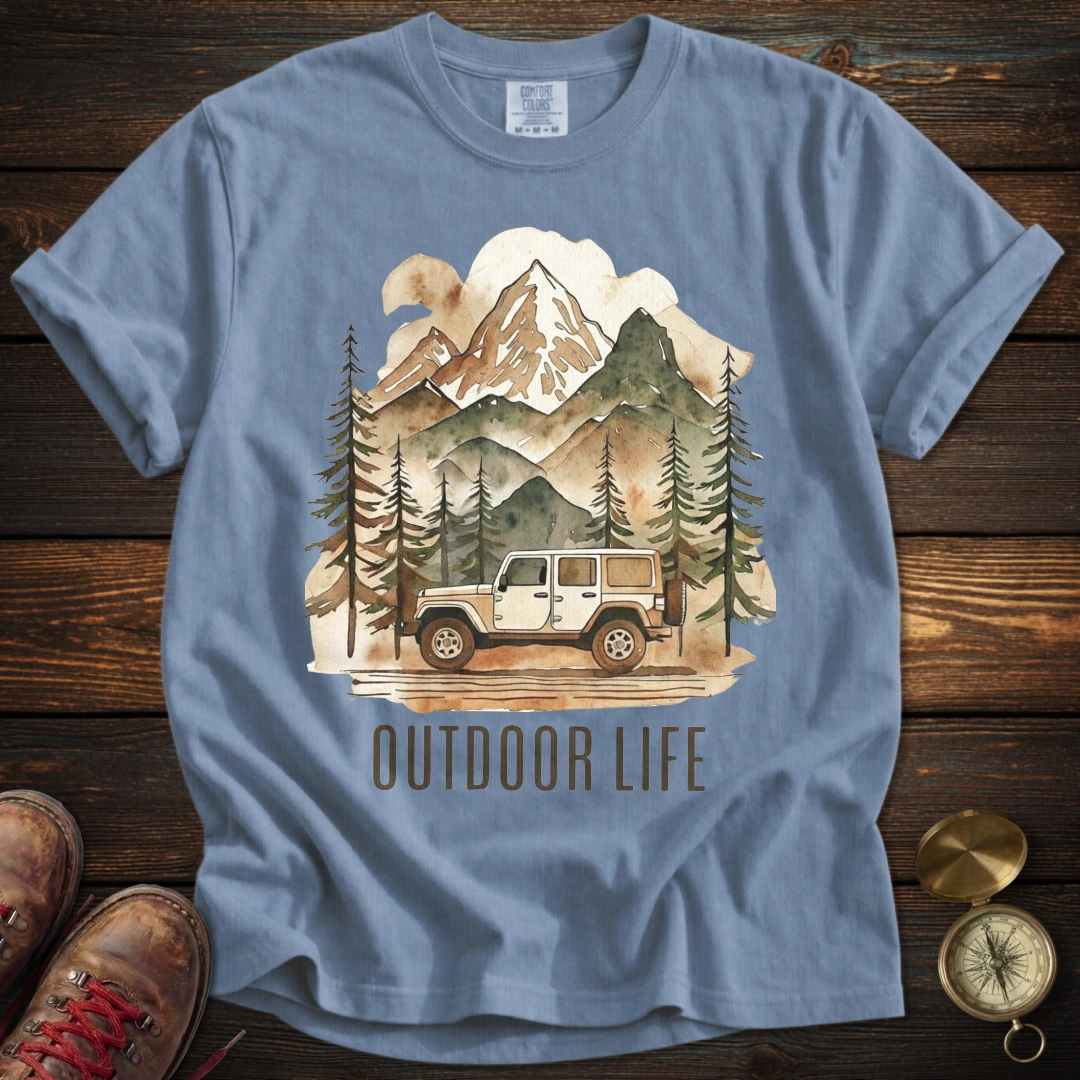 Outdoor Life Watercolor T-Shirt
