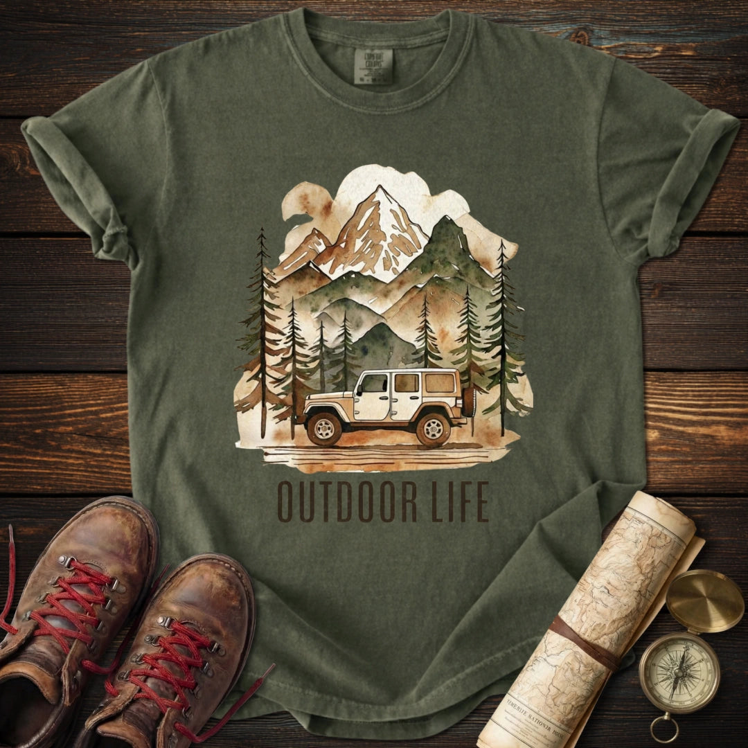Outdoor Life Watercolor T-Shirt