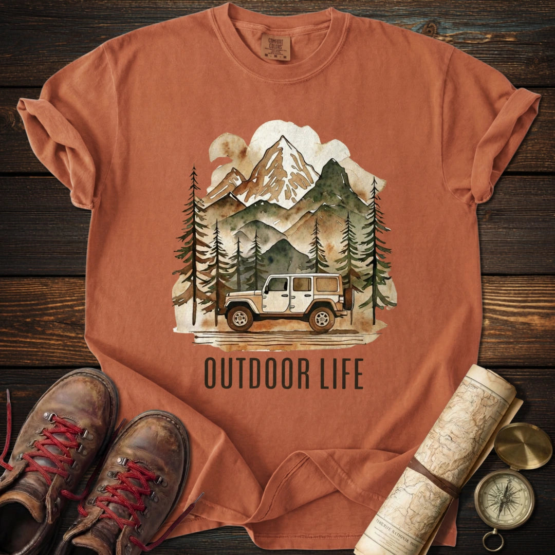 Outdoor Life Watercolor T-Shirt
