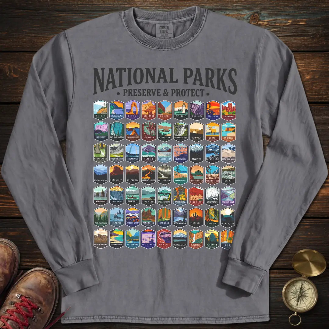 Preserve Protect 63 Park Long Sleeved T-Shirt