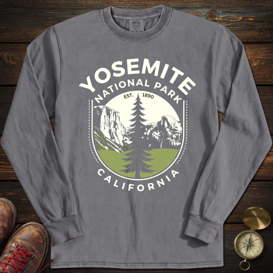 Yosemite California Long Sleeved T-Shirt