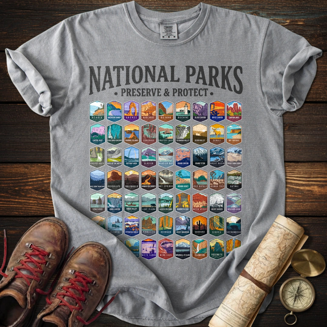 National Parks Preserve Protect T-Shirt