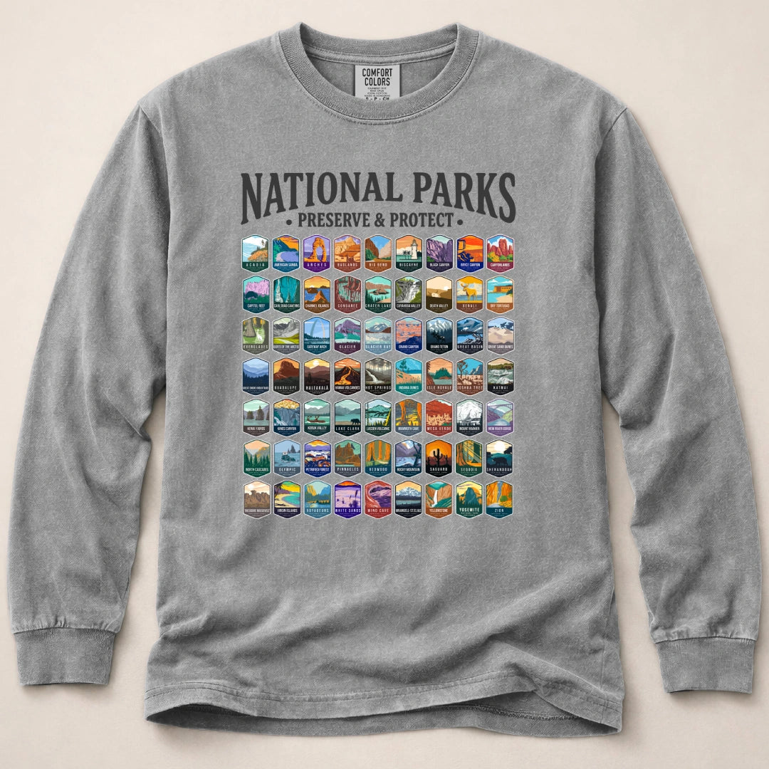 Preserve Protect 63 Park Long Sleeved T-Shirt