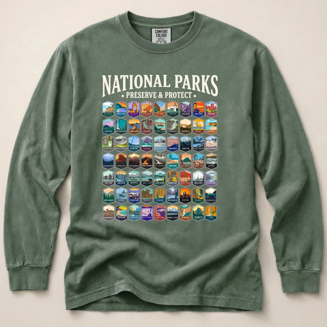 Preserve Protect 63 Park Long Sleeved T-Shirt
