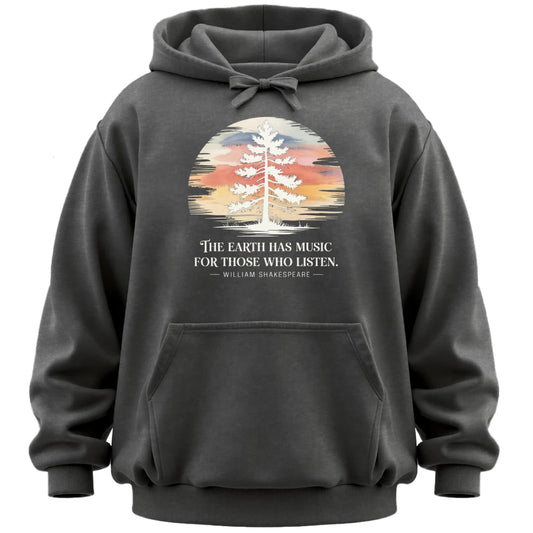 Earth Has Music Watercolor Hoodie