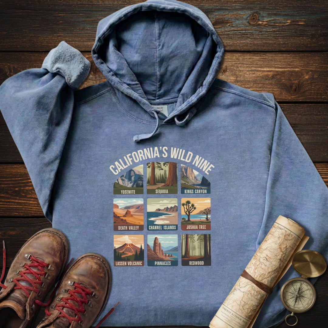 California's Wild Nine Hoodie