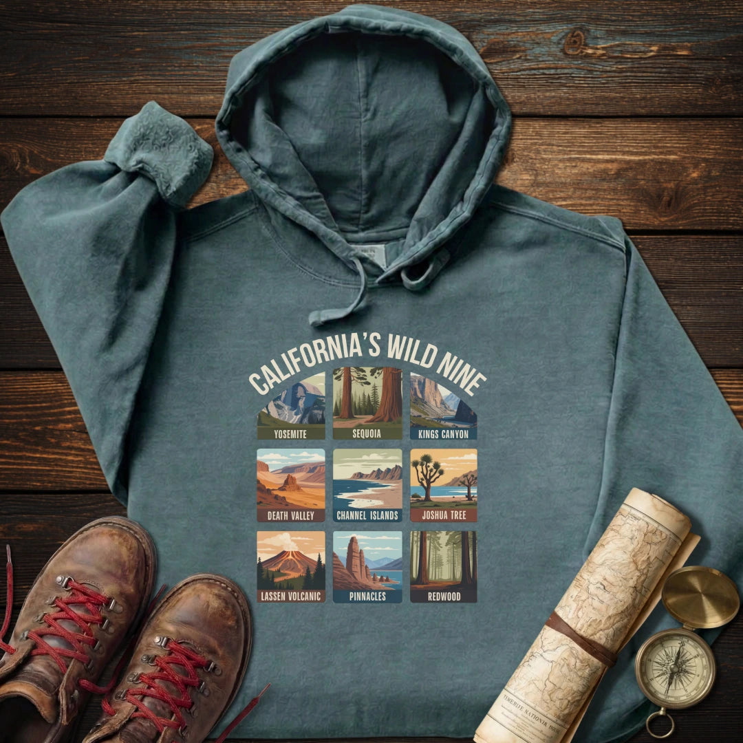 California's Wild Nine Hoodie