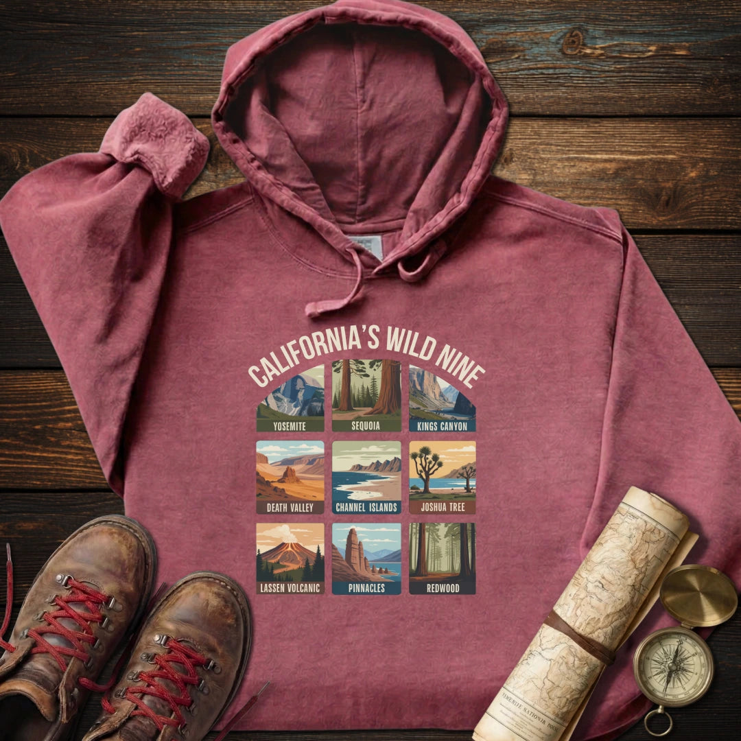 California's Wild Nine Hoodie