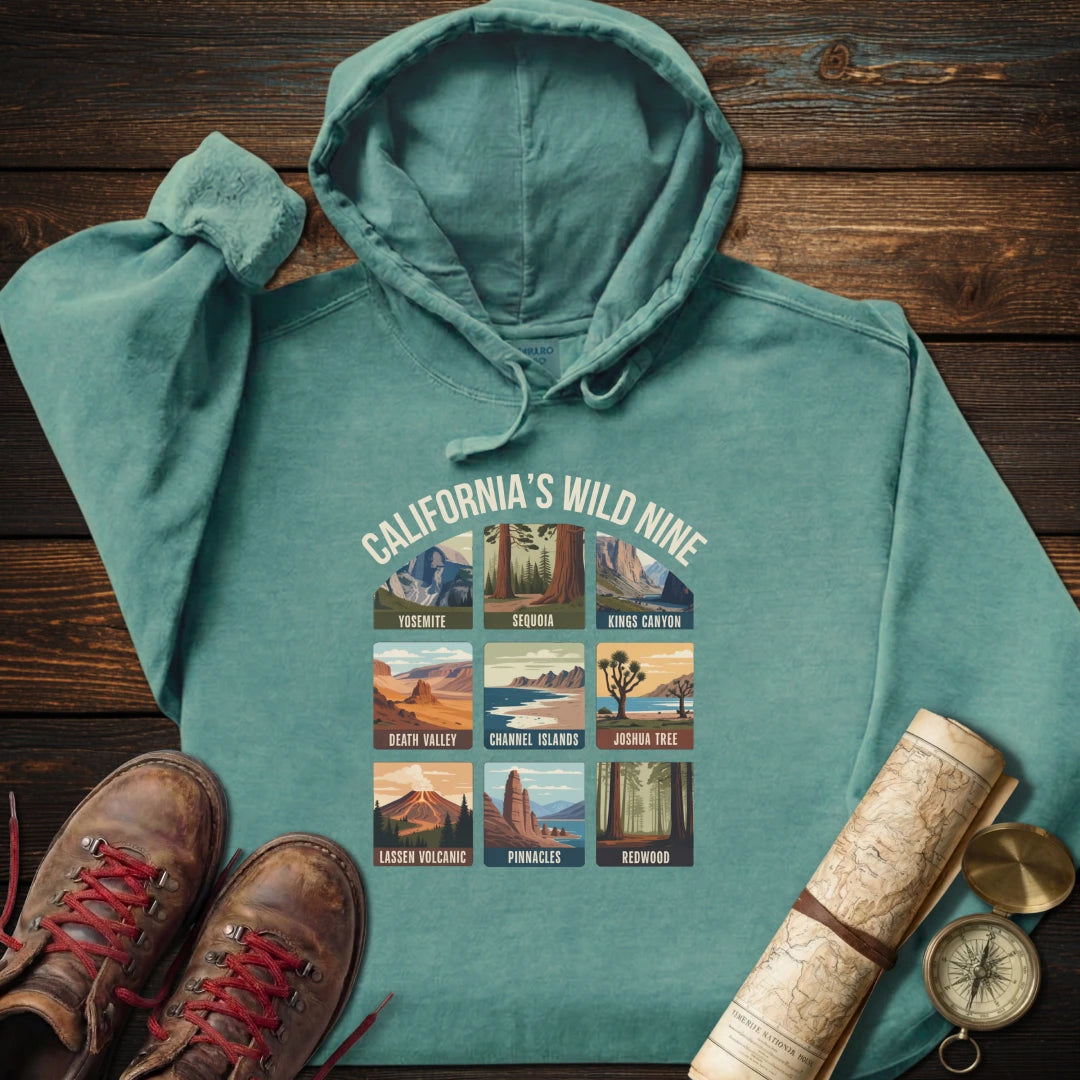 California's Wild Nine Hoodie