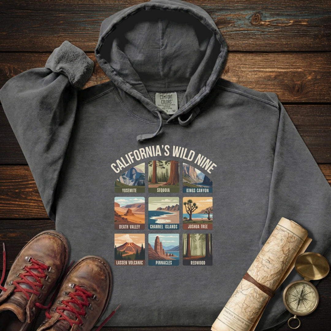 California's Wild Nine Hoodie