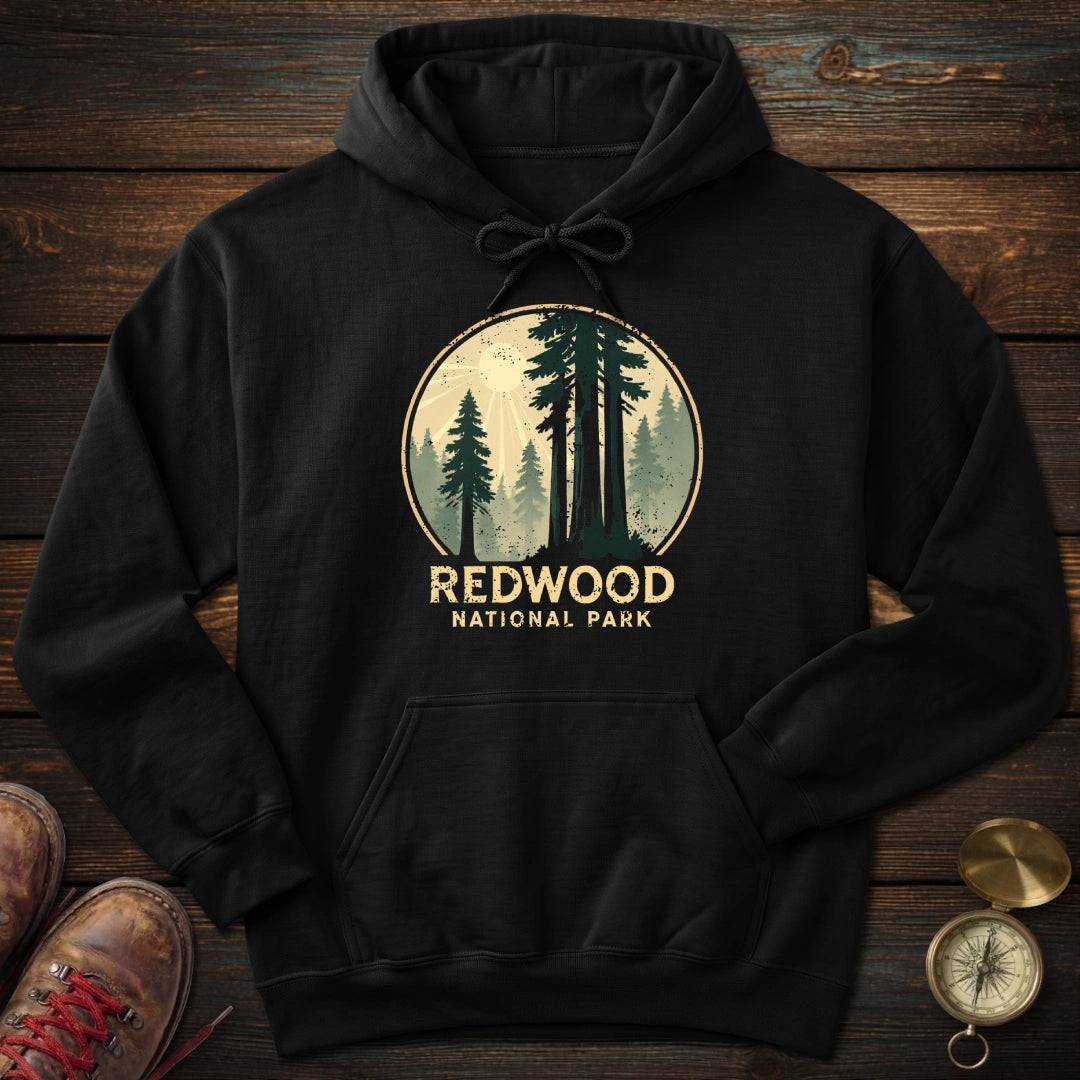 Redwood National Park Distressed Hoodie