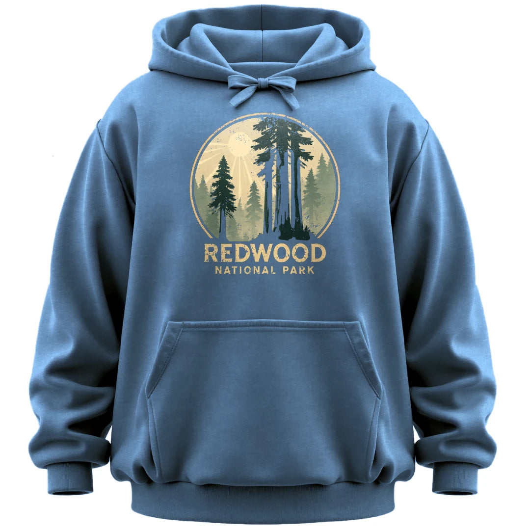 Redwood National Park Distressed Hoodie