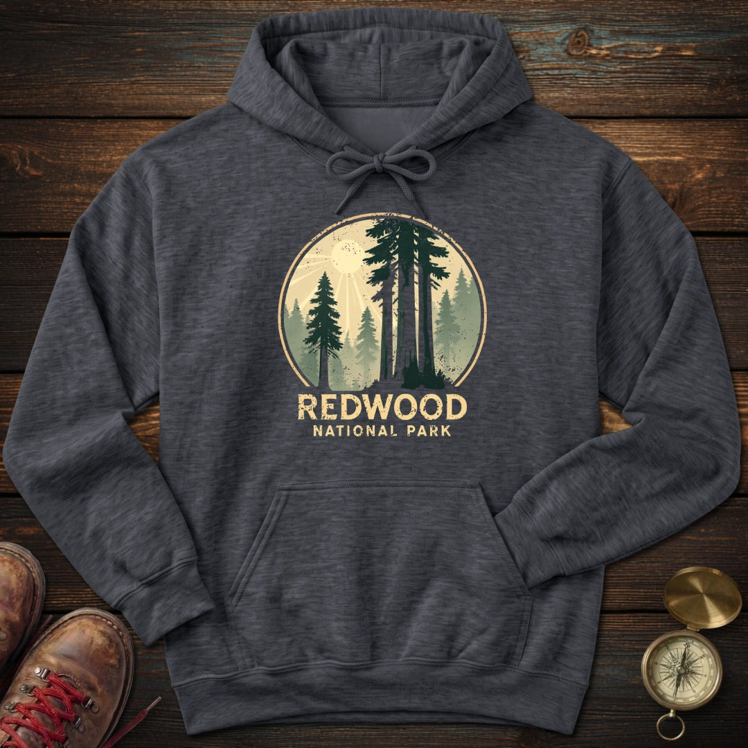 Redwood National Park Distressed Hoodie
