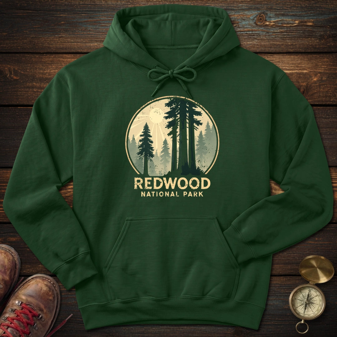 Redwood National Park Distressed Hoodie