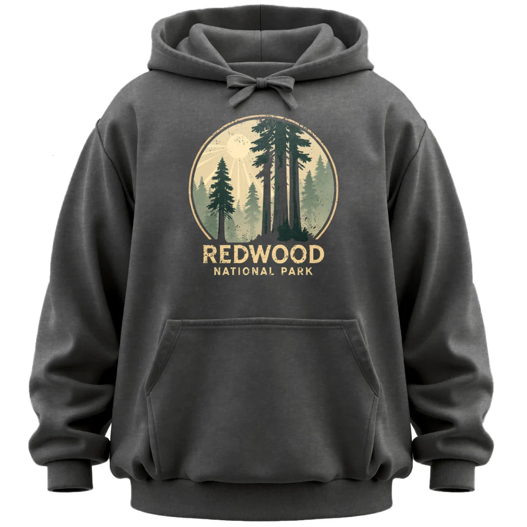 Redwood National Park Distressed Hoodie