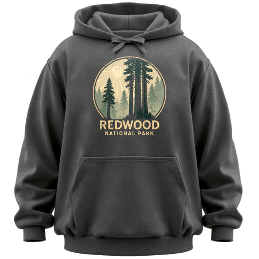 Redwood National Park Distressed Hoodie