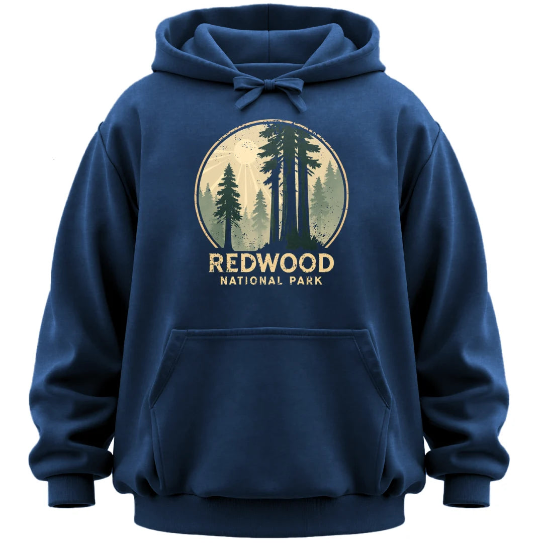 Redwood National Park Distressed Hoodie