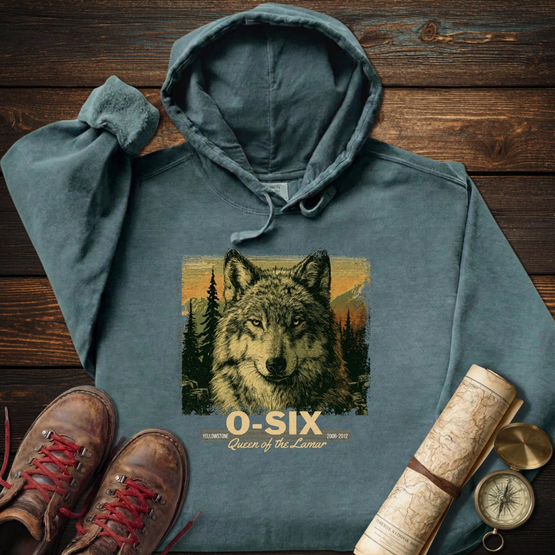 O-Six Yellowstone Wolf Hoodie