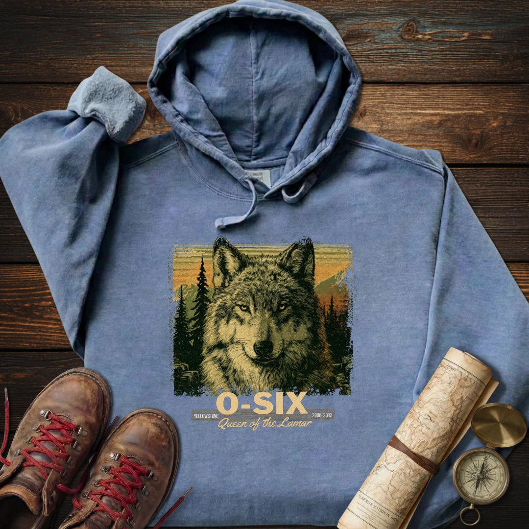 O-Six Yellowstone Wolf Hoodie