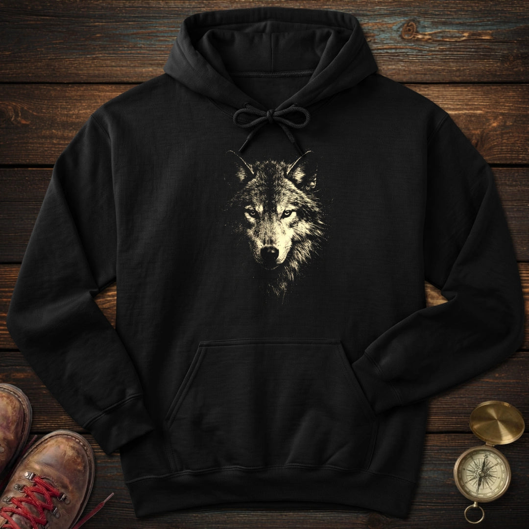Wolf Archival Portrait Hoodie