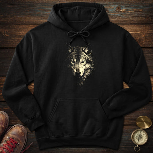Wolf Archival Portrait Hoodie