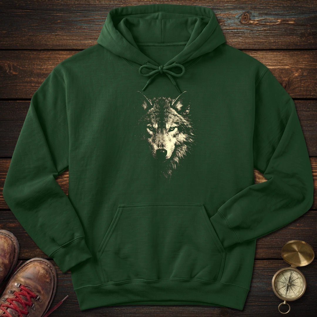 Wolf Archival Portrait Hoodie