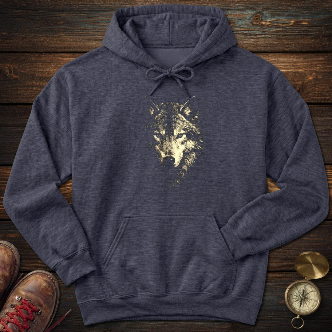 Wolf Archival Portrait Hoodie