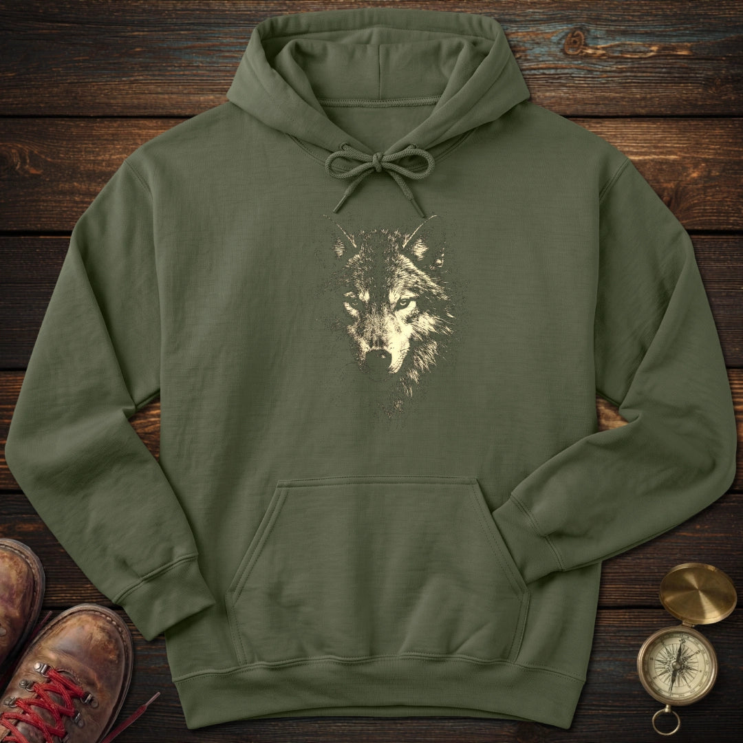 Wolf Archival Portrait Hoodie