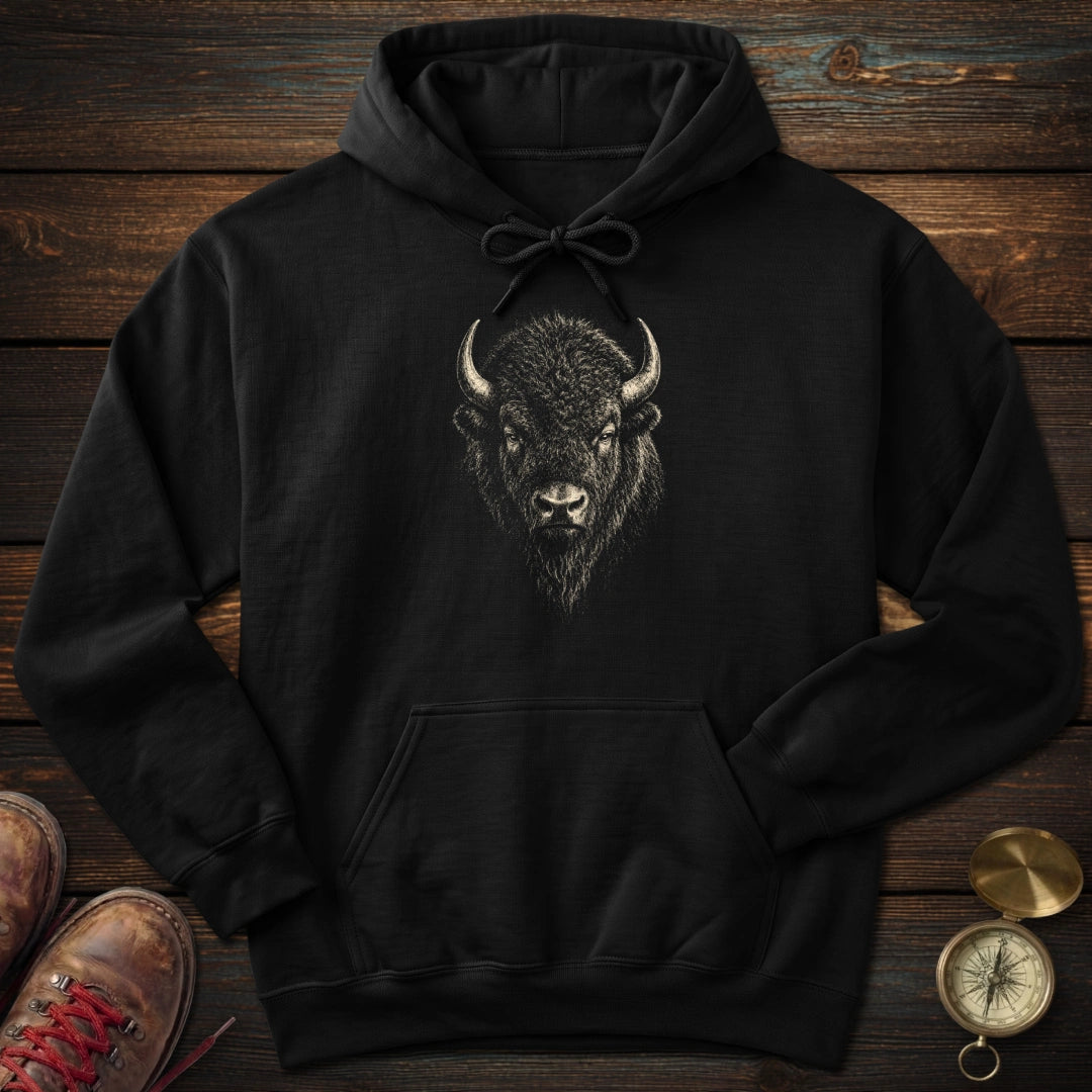 Bison Archival Portrait Hoodie