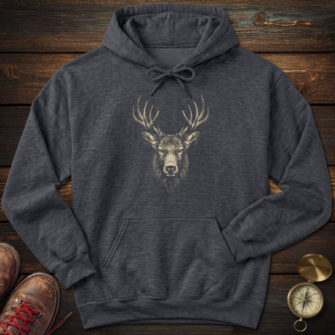 Elk Portrait Hoodie