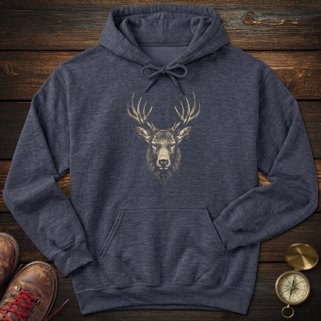 Elk Portrait Hoodie