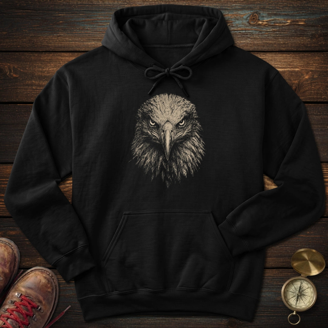 Bald Eagle Portrait Hoodie