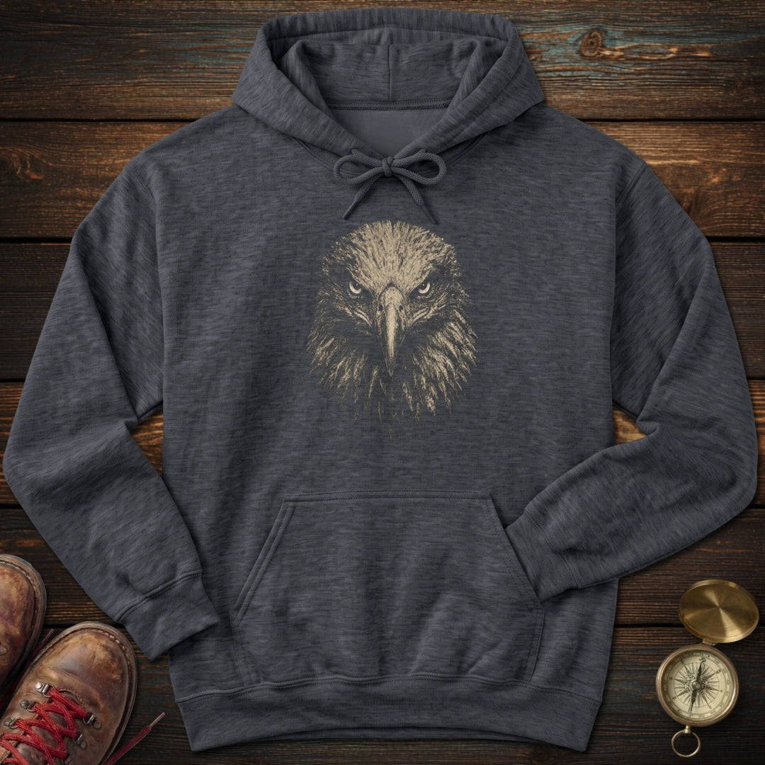 Bald Eagle Portrait Hoodie