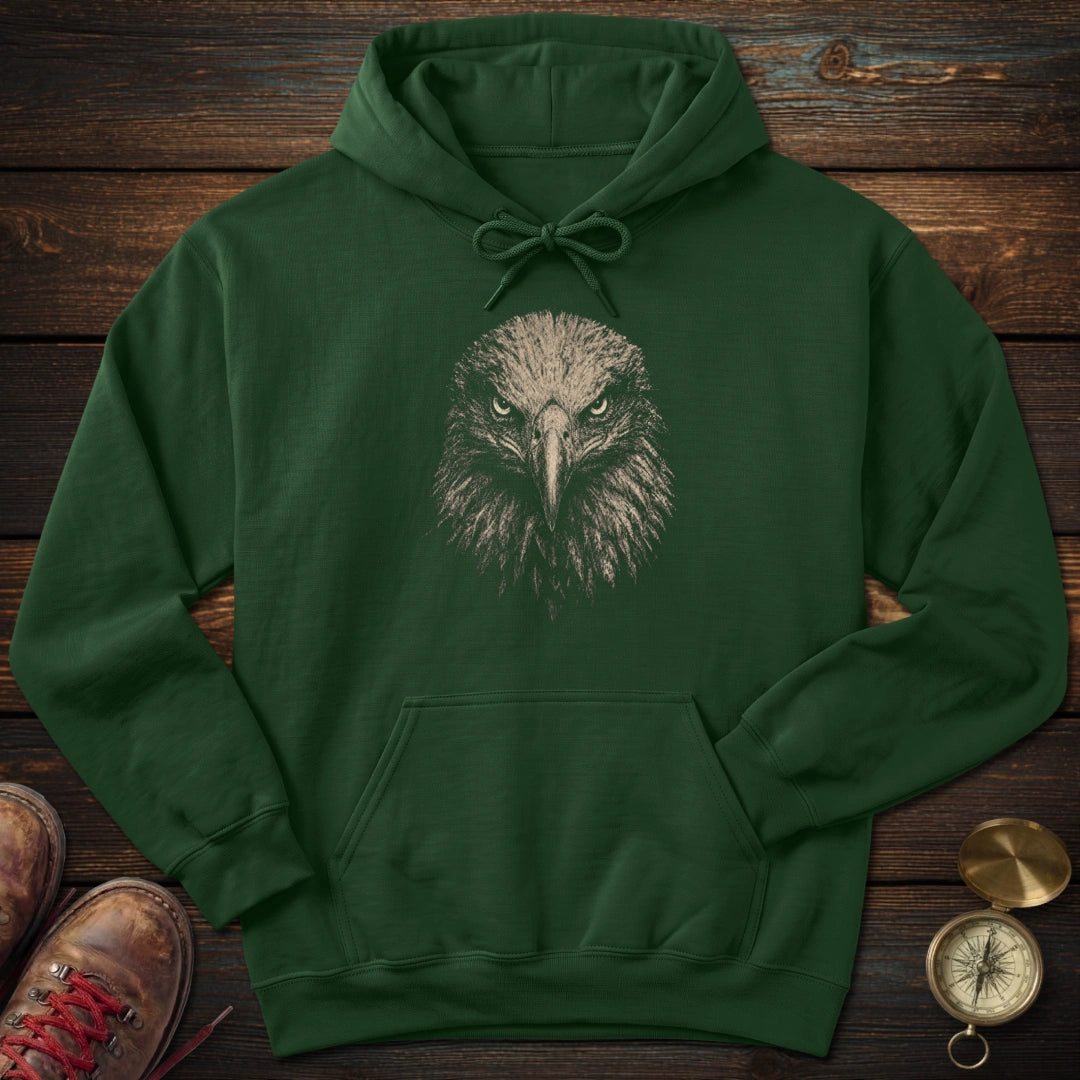 Bald Eagle Portrait Hoodie