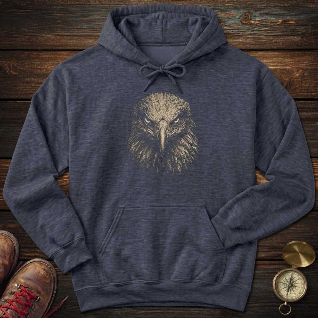 Bald Eagle Portrait Hoodie