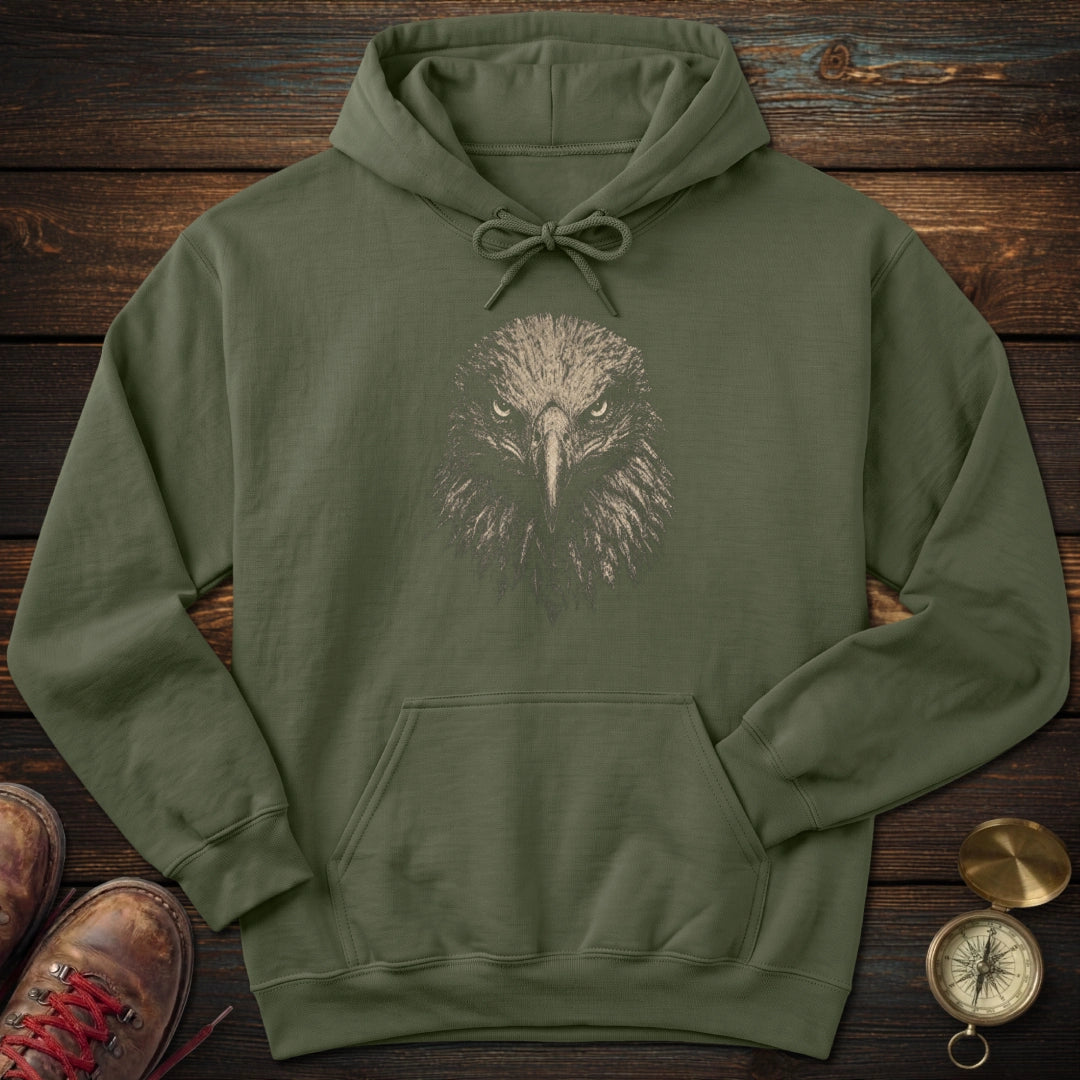 Bald Eagle Portrait Hoodie