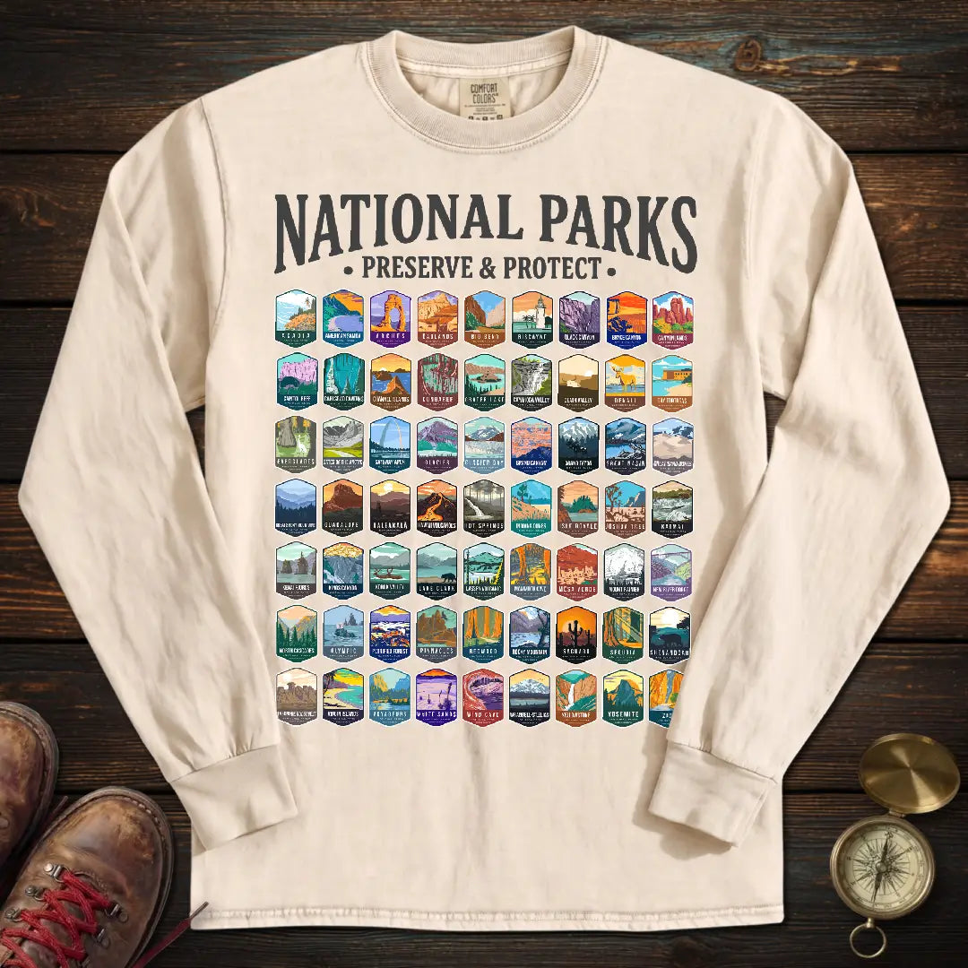 Preserve Protect 63 Park Long Sleeved T-Shirt