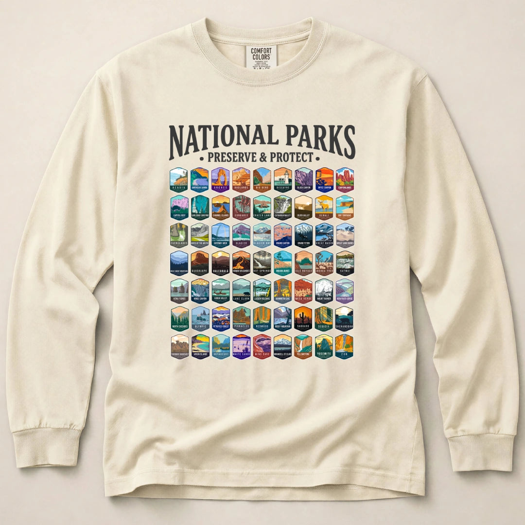Preserve Protect 63 Park Long Sleeved T-Shirt